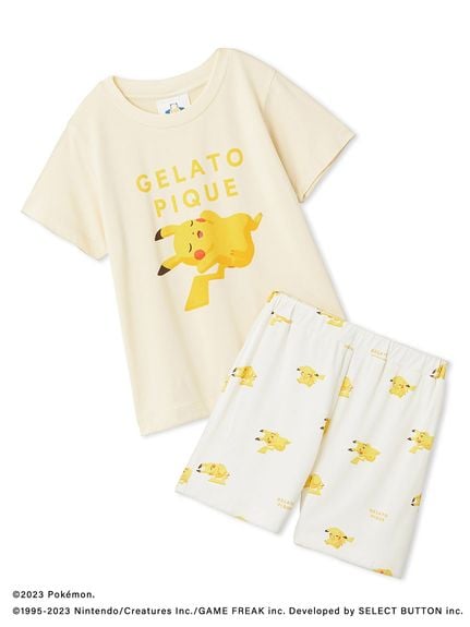 ポケモンスリープ】【キッズ】接触冷感プリントTシャツ＆ショート