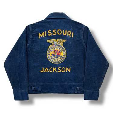50s FFAジャケット 36サイズぐらい Vintage FFA Corduroy Zip Front