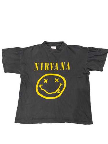 NIRVANA 1992 T-Shirt Vintage / Smiley Face / Flower S… - Gem