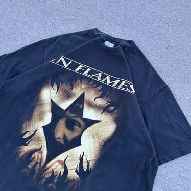 Vintage In Flames Band Tee 🔥 - Gem