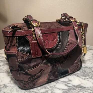 Coach signature patchwork tote - Gem