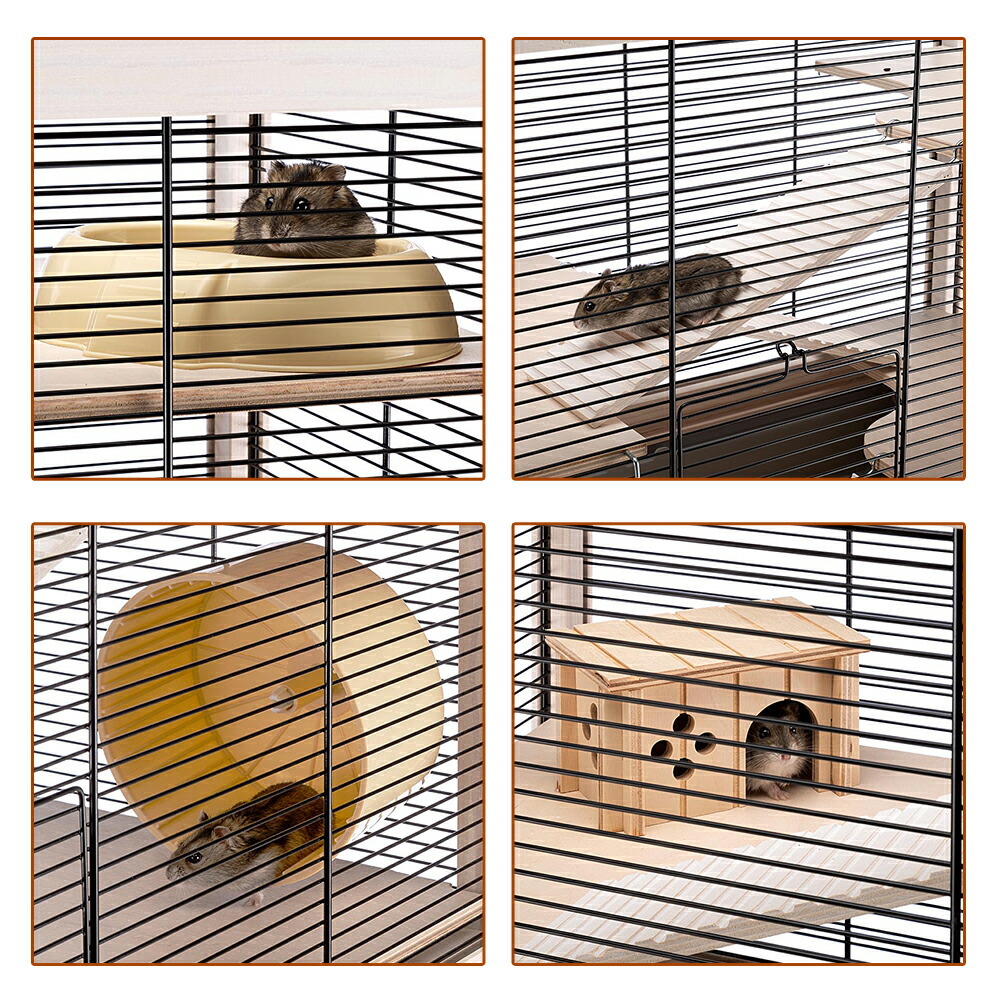 ほぼ未使用✨ハムスター用60cmケージ＋おまけたっぷりセット