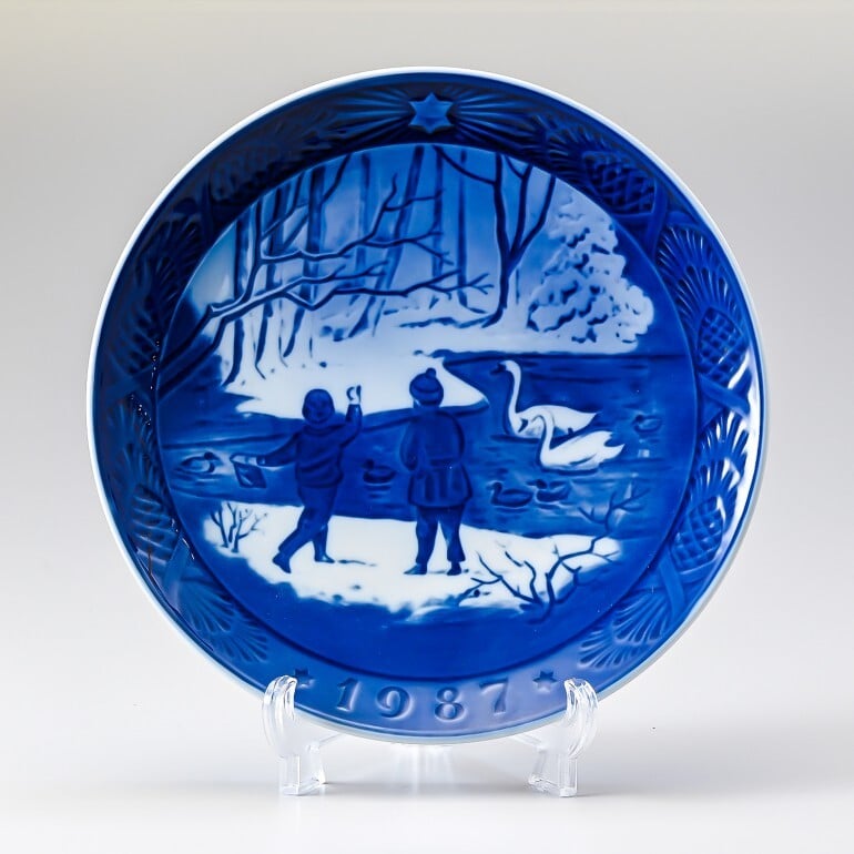 ロイヤルコペンハーゲン イヤープレート クリスマスプレート 1987年