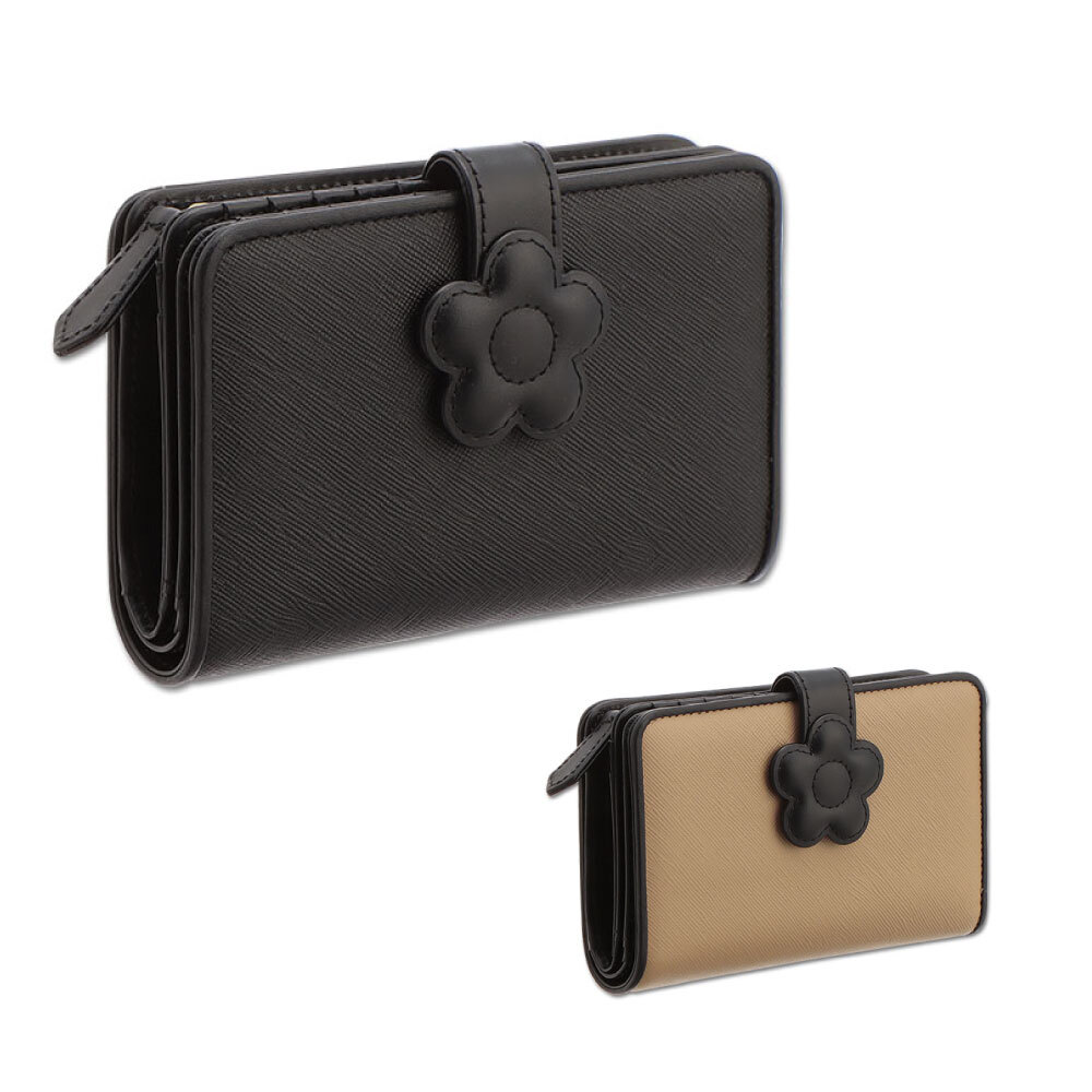 公式】【デイジーパッチスナップ2 Lウォレット】マリークワント MARY