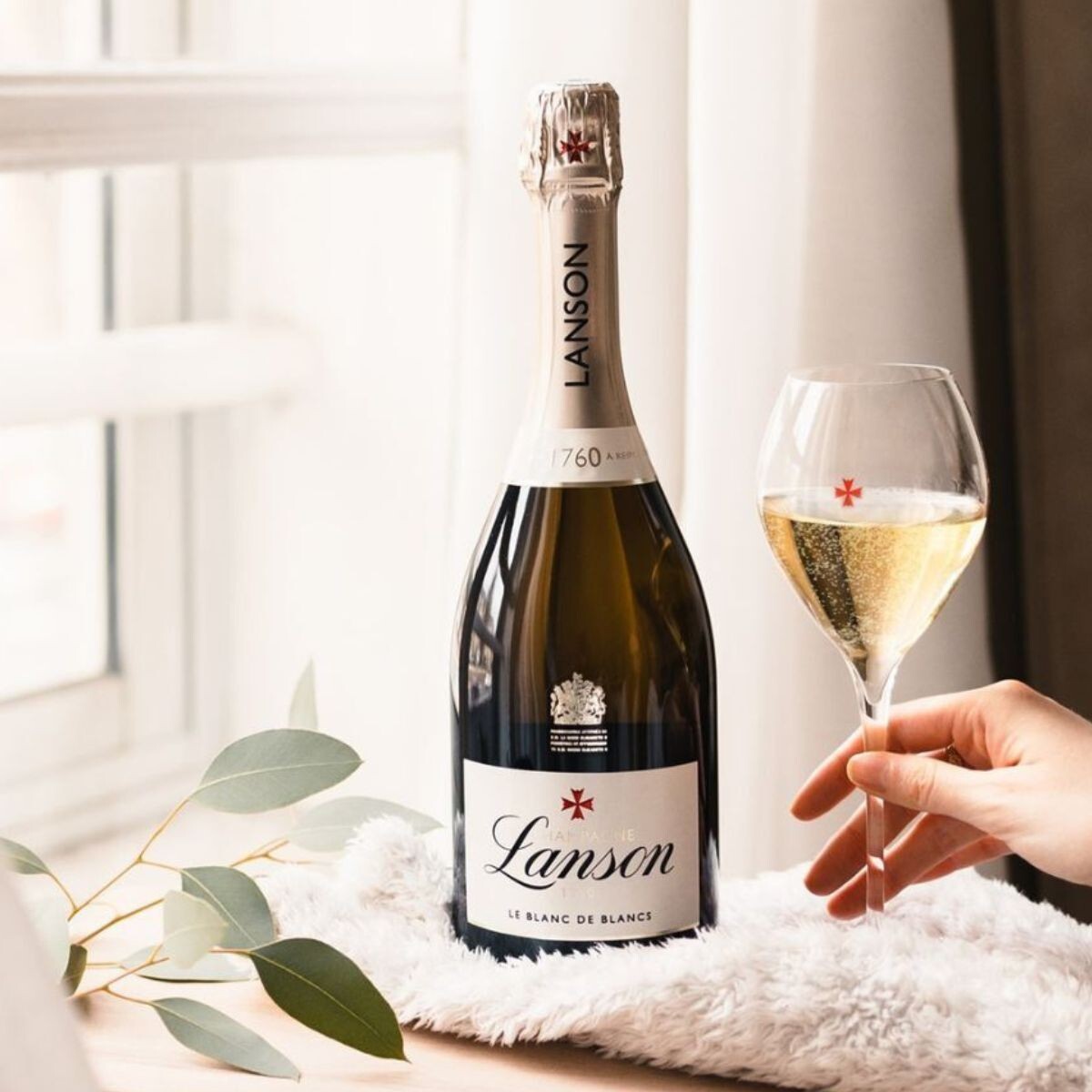 送料無料】【シャンパン】ランソン ブラン ド ブラン 750ml ギフト