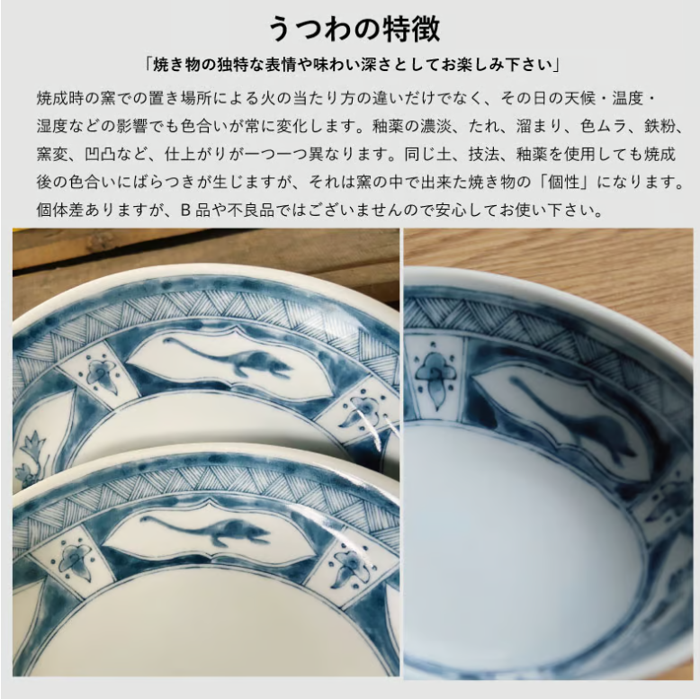 美濃焼 食器 水竜 楕円小鉢 14.5×13×4cm 江戸っ子 恐竜 お皿 プレート