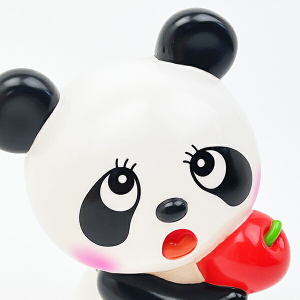 内藤ルネ ルネパンダ ちょきんばこ 赤りんご 貯金箱 - 【パーフェクト