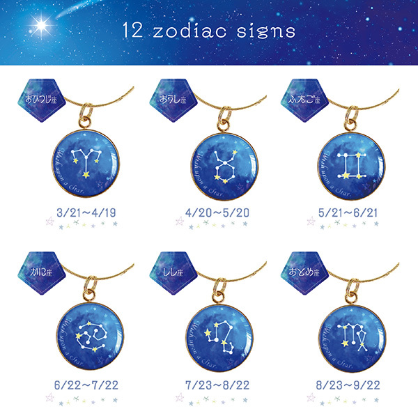 ネコと12星座のギフトセット【3点入り（今治タオルハンカチ／星座