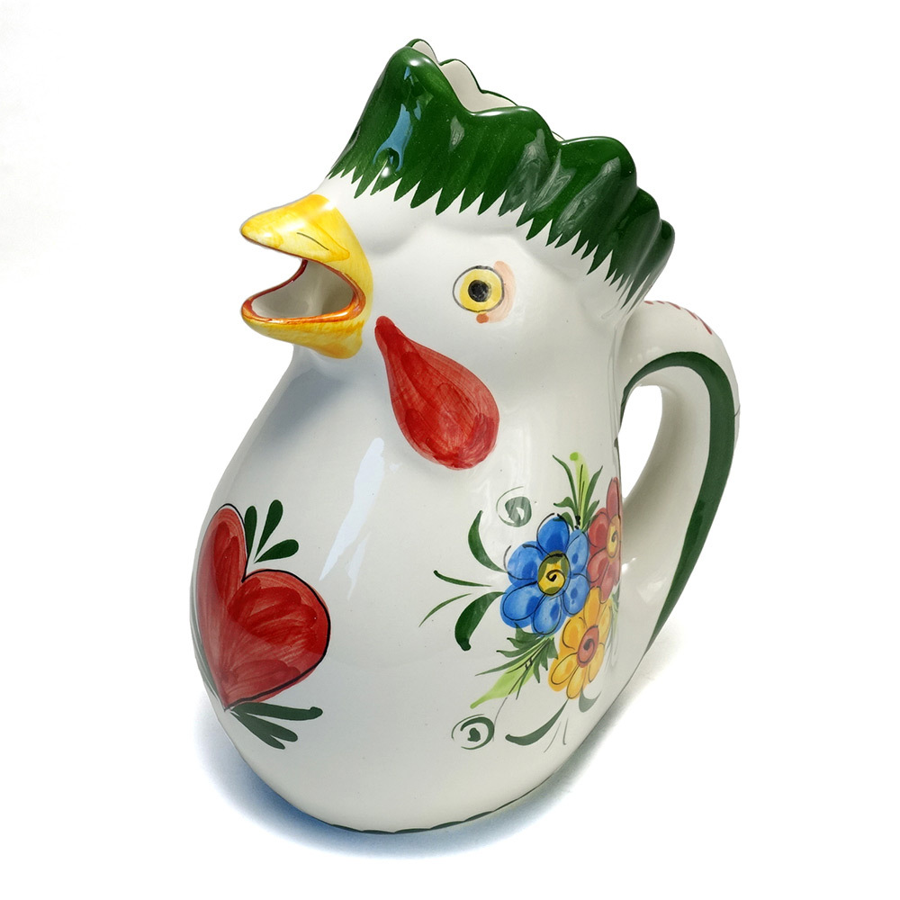 ポルトガルにて購入 水差し ピッチャー 陶器 ポルトガル製 陶器製