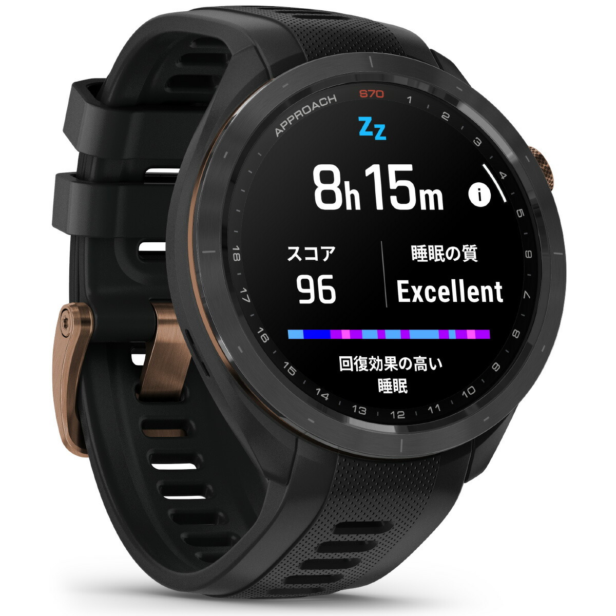 ガーミン GARMIN Approach S70 アプローチ S70 47mm ブラック ブロンズ