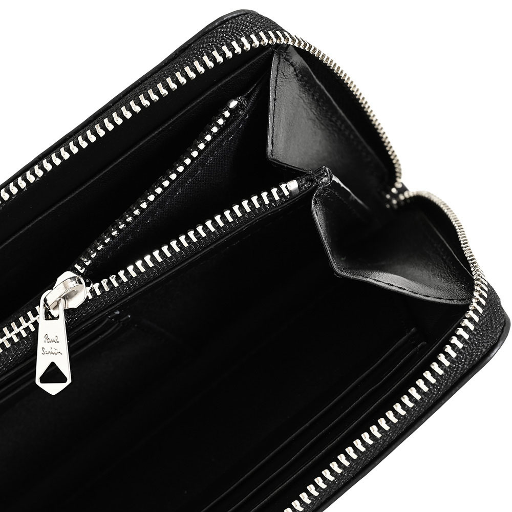 ポールスミス 財布 長財布 ラウンドファスナー 黒(ブラック) Paul