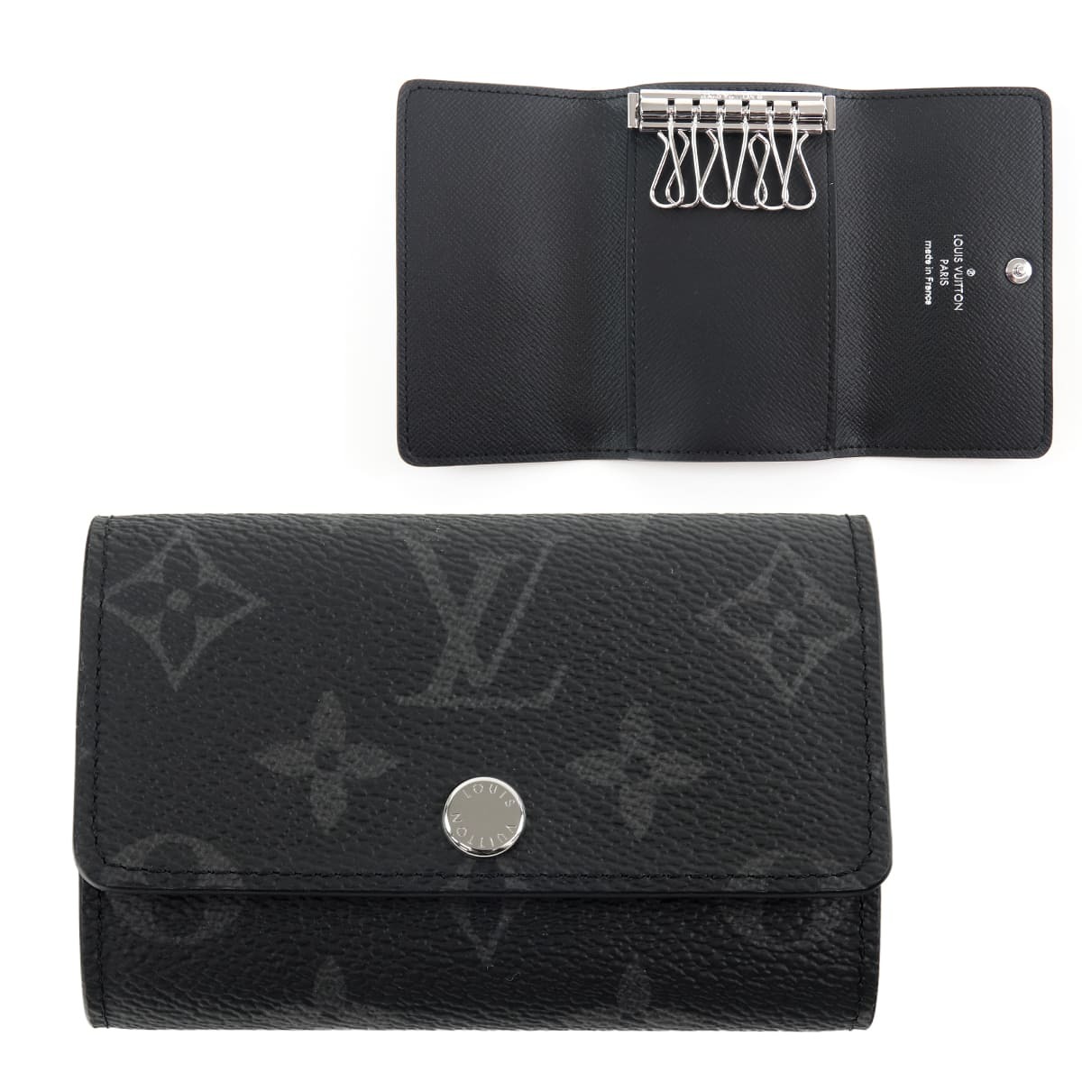 極上品 ルイヴィトン モノグラム トリヨン ミュルティクレ6 キーケース