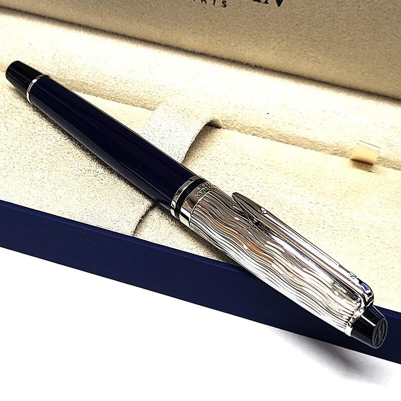 万年筆 細字 ウォーターマン 特別版 エキスパート デラックス ブルーCT