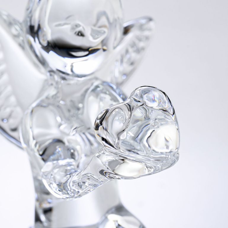 バカラ クリスタルフィギュア エンジェルハート 智天使の休日(抱擁