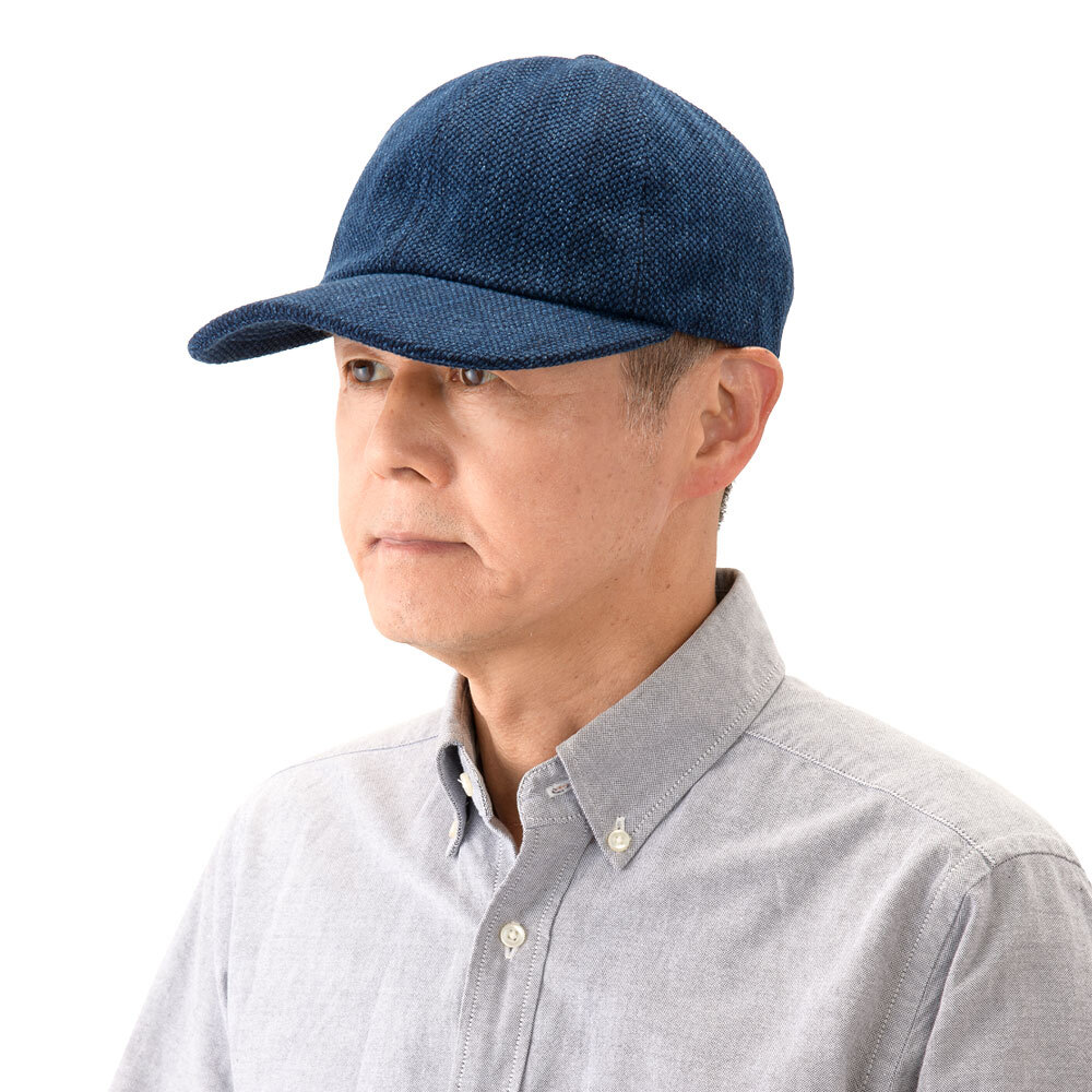 ORIHARA STYLE 小島屋 武州正藍染 刺し子のキャップ - 【メンズギフト