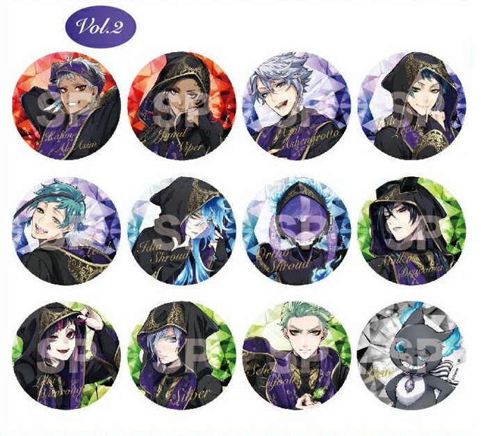 選べる24種類)ツイステ 式典服 ブラインド缶バッジコレクション