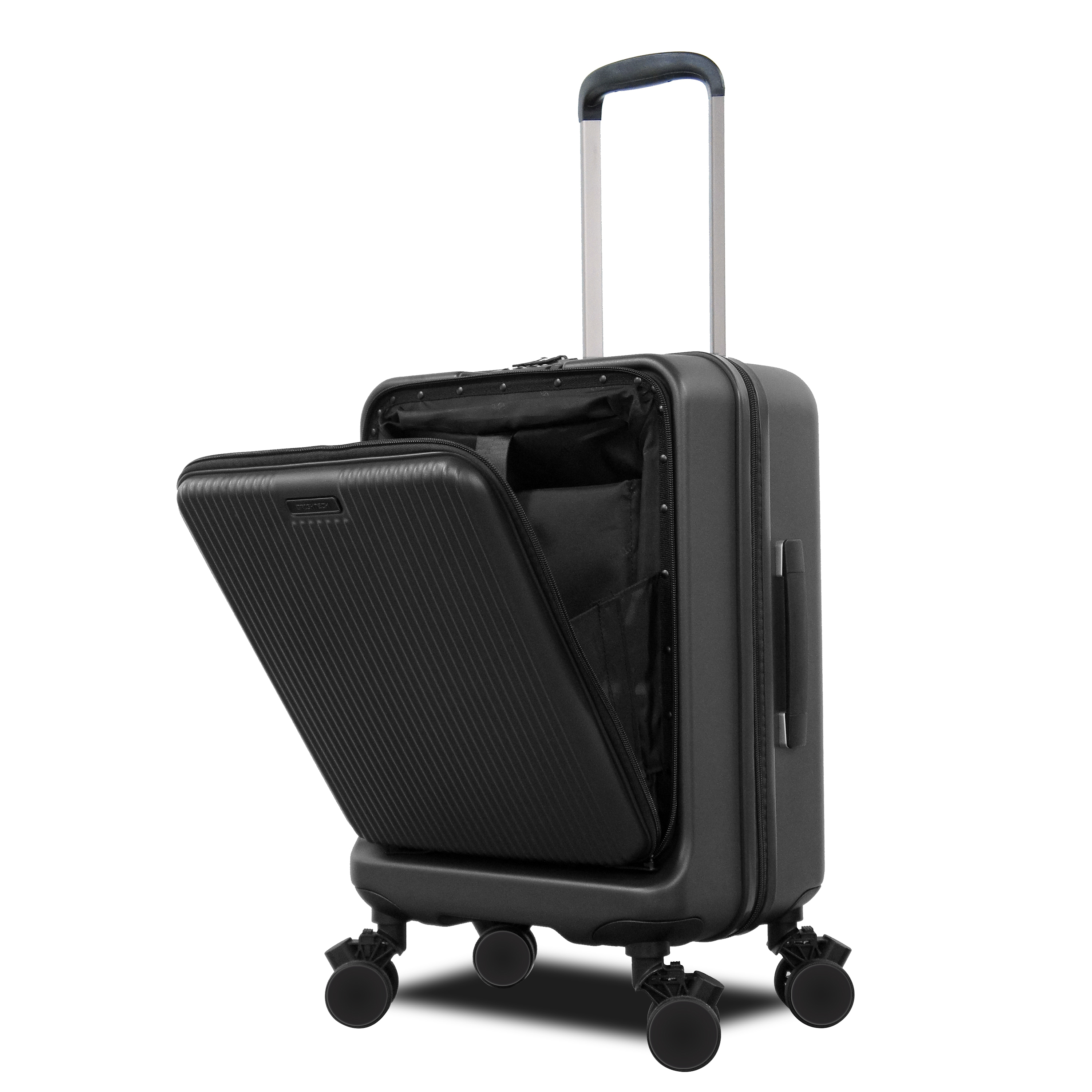 スーツケース 機内持ち込み フロントオープン サスペンション