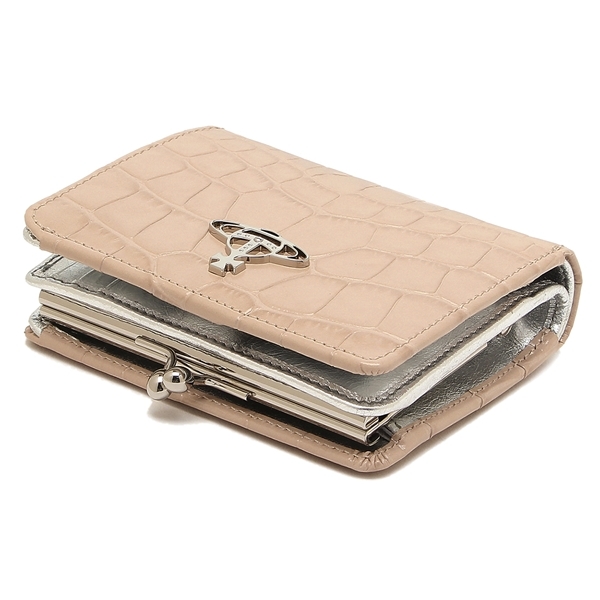 ヴィヴィアンウエストウッド 二つ折り財布 クロコダイル がま口