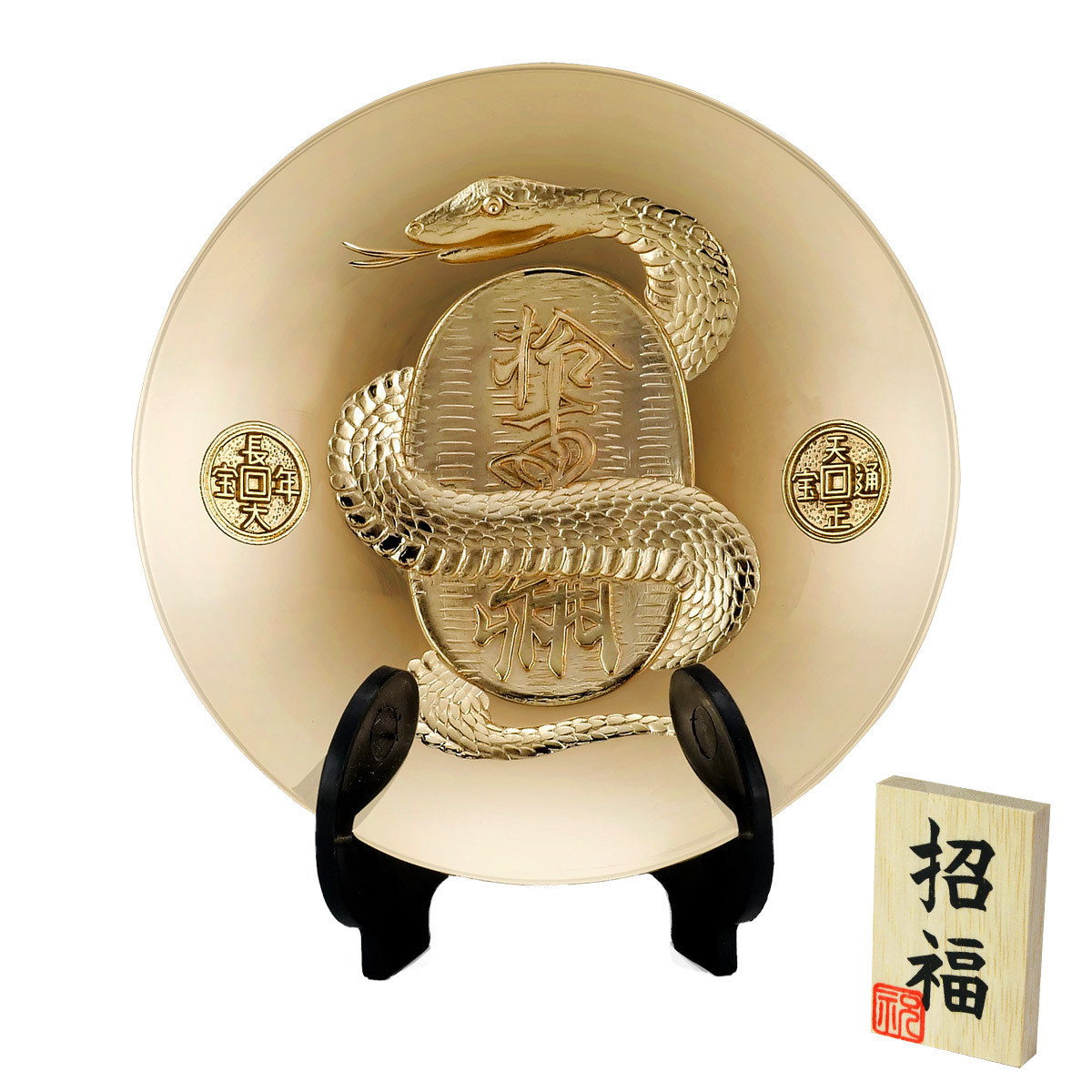 12干支お茶セット 干支 金杯 12個 24KGP 十二支金盃セット箱入り 金杯