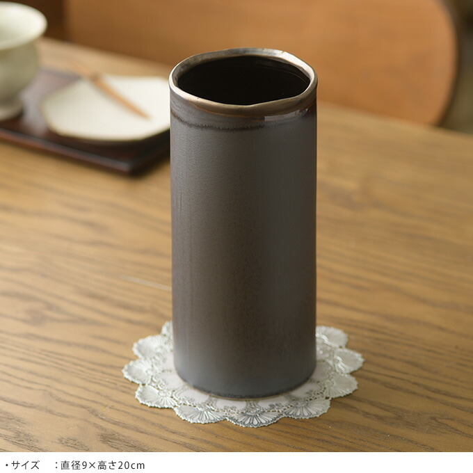 お正月 黒 陶器花瓶 本日値下げ 楽天市場】陶器花器 花瓶 黒 ブラック