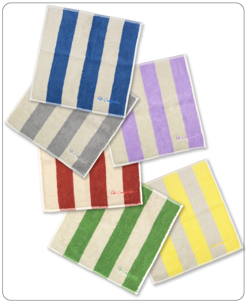 ロンハーマン ワイドストライプ タオルハンカチ ギフト 誕生日 内祝
