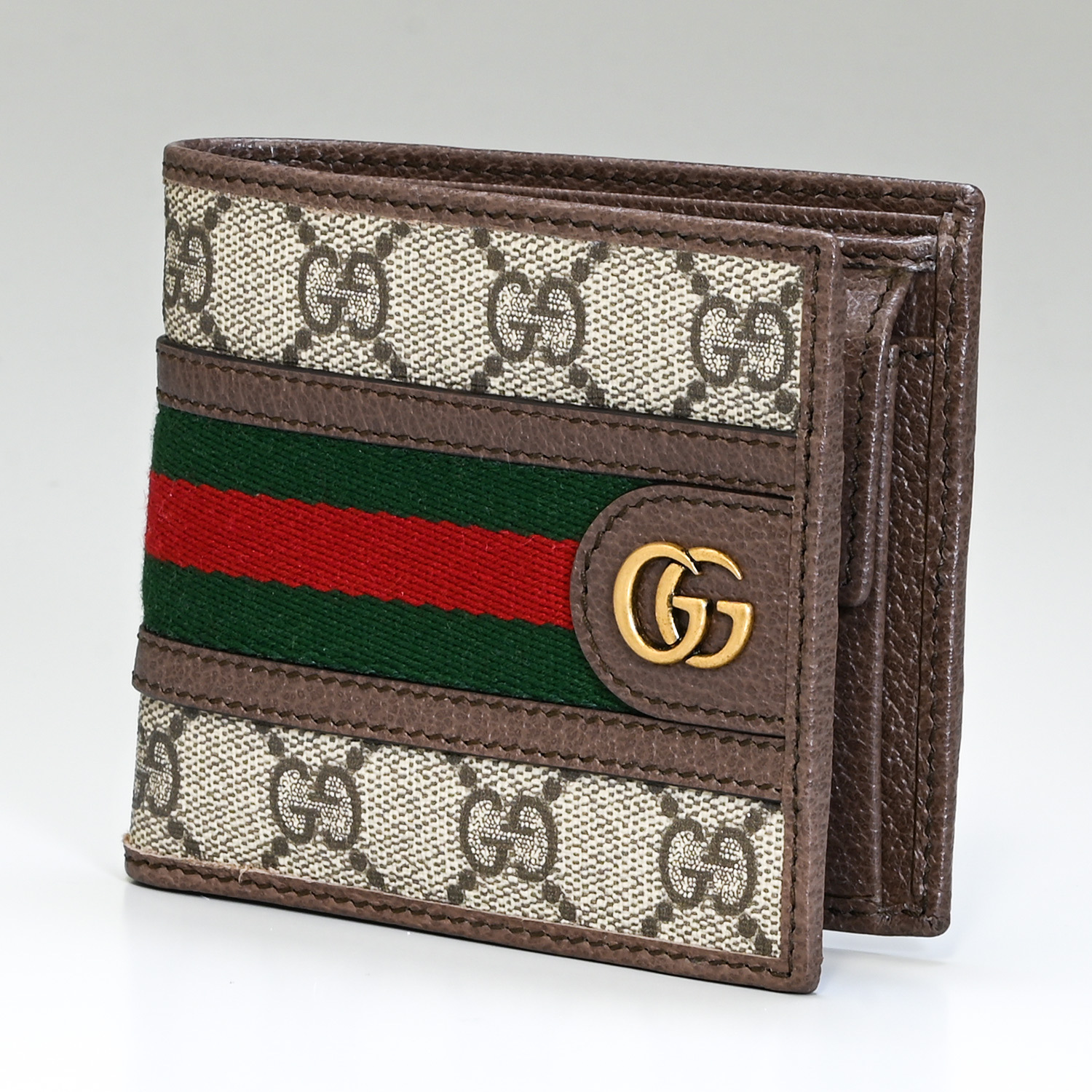 グッチ GUCCI 二つ折り財布 メンズ オフィディアGGコイン GGスプリーム