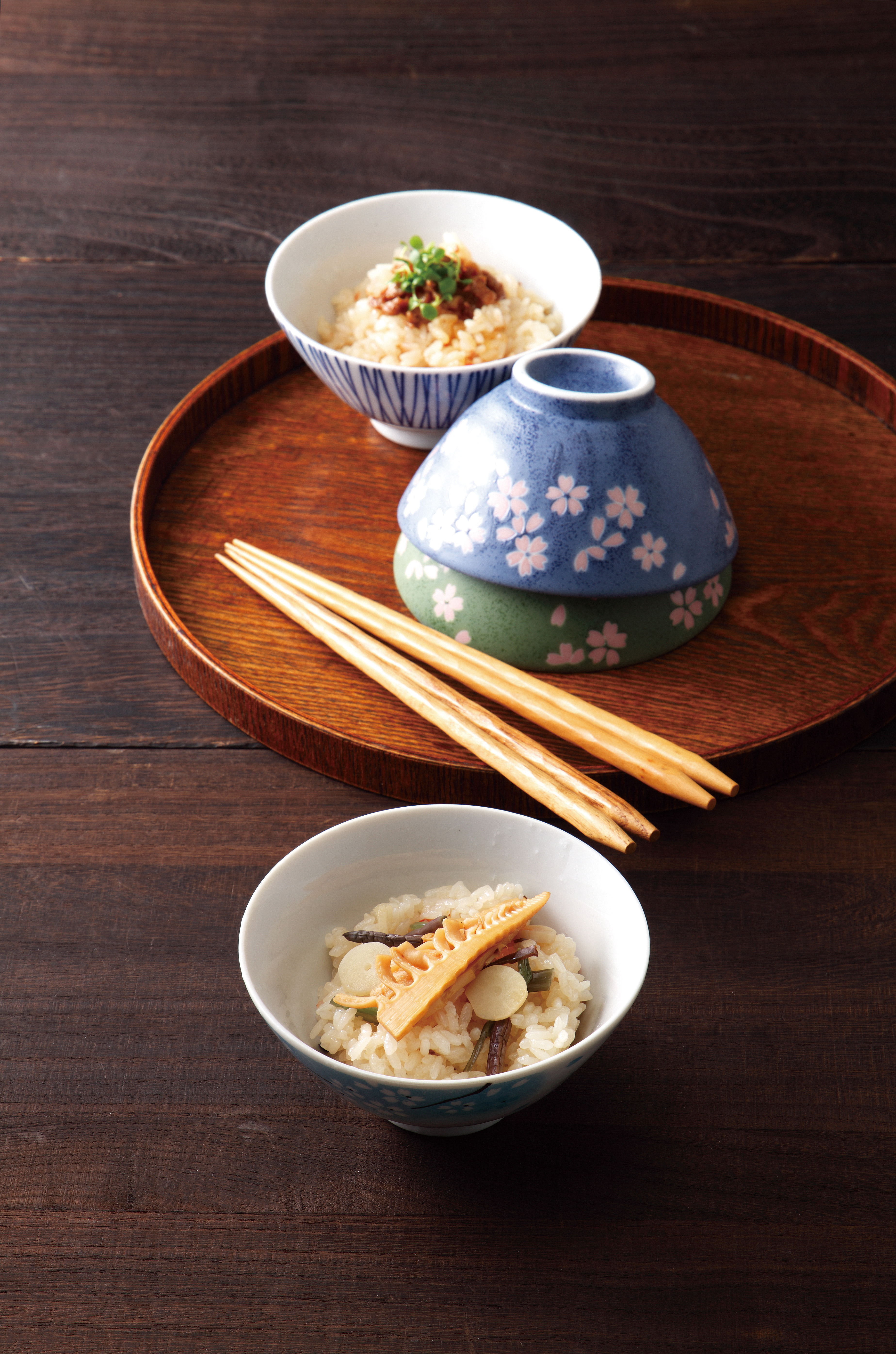 Cool Japan -粋- 茶碗 平成桜 5個セット 日本製 美濃焼 陶器 和 洋