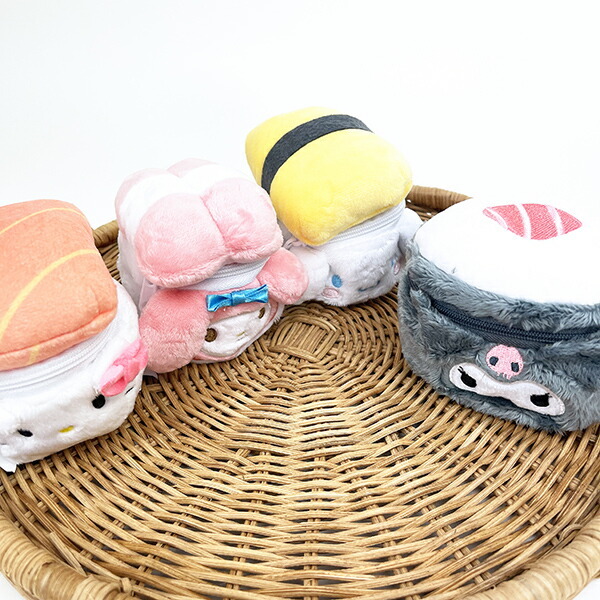 サンリオ シナモロール シナモン ぬいぐるみポーチ 寿司 小物入れ