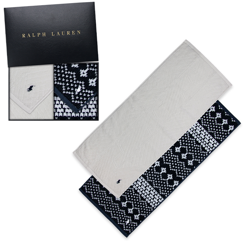 ラルフローレン フェイスタオル2枚 ギフトセット】送料無料