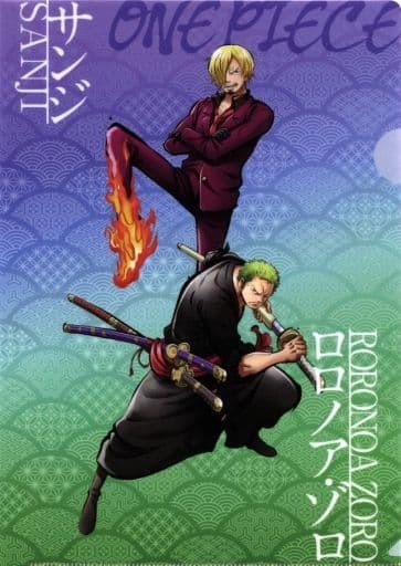 クリアファイル サンジ＆ゾロ オリジナルA4クリアファイル