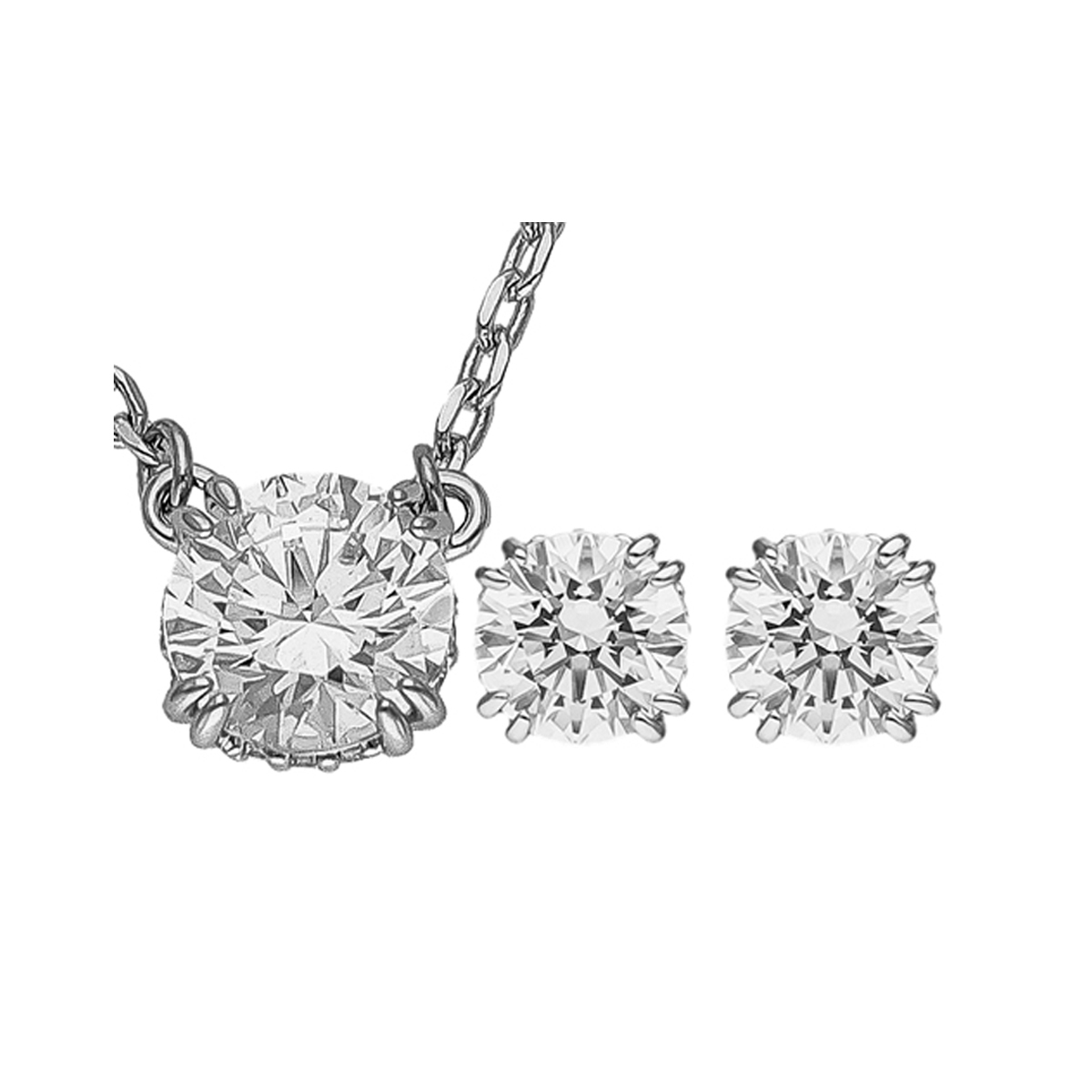 スワロフスキー swarovski ピアス ネックレス セット アクセサリー