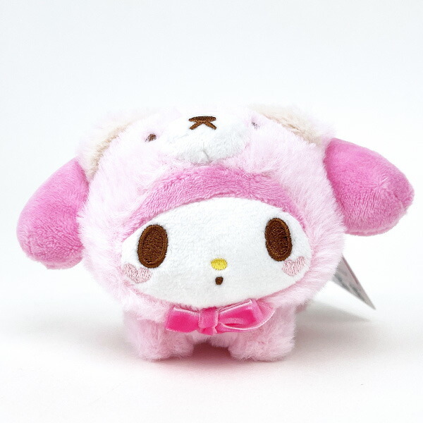 サンリオ マイメロディ なかよちおむちゅ くま マスコット ぬいぐるみ