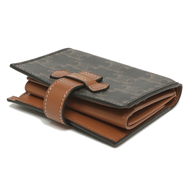 セリーヌ 二つ折り財布 スモールストラップウォレット トリオンフ