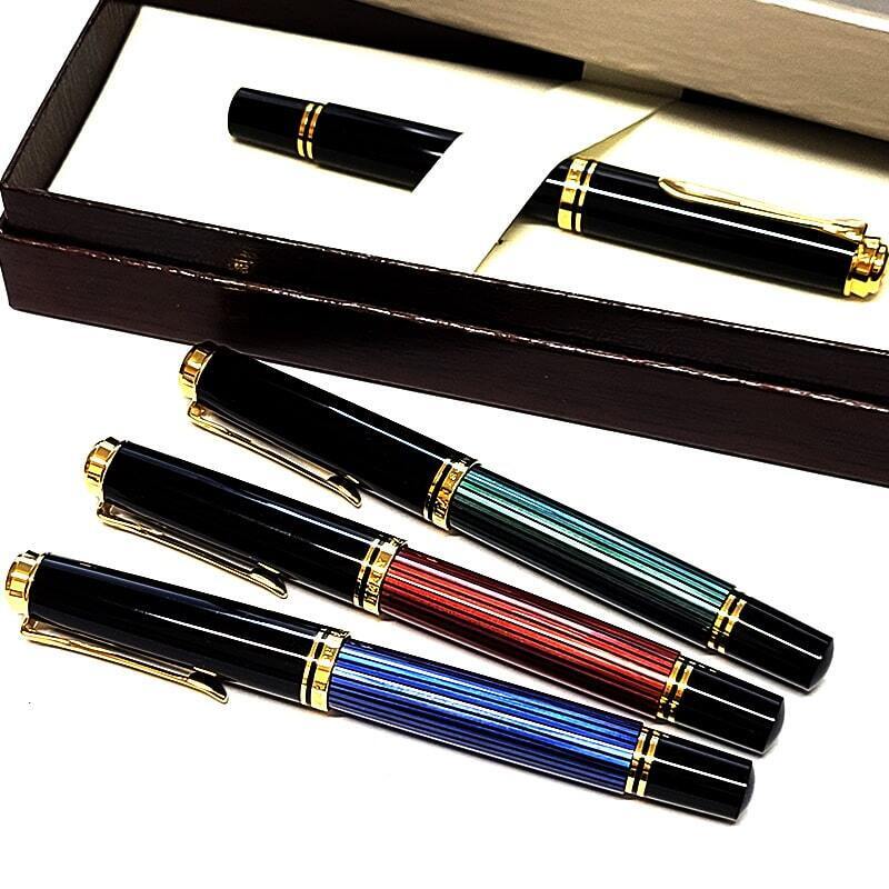 万年筆 ペリカン スーベレーン M600 Pelikan ストライプ ブルー