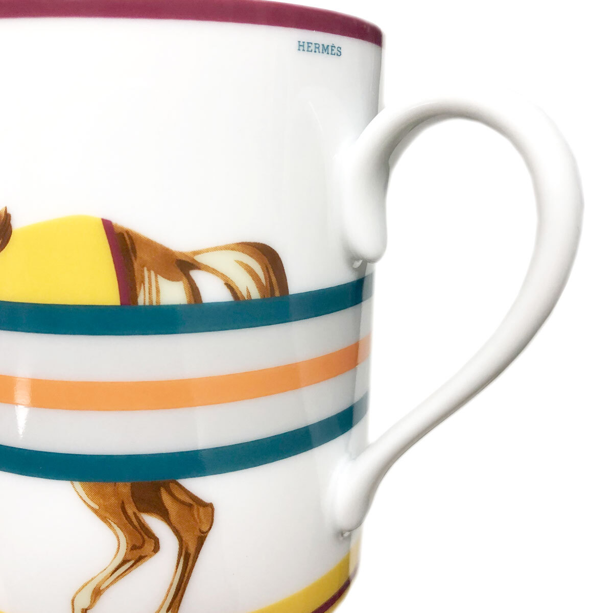 エルメス 食器 ペア マグカップ HERMES 050431P CHEVAL A LA