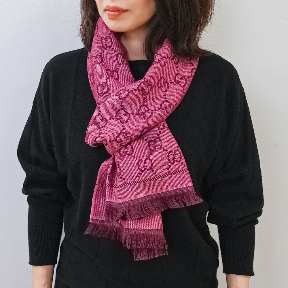 グッチ GUCCI ストール マフラー メンズ レディース 男女兼用 GG柄