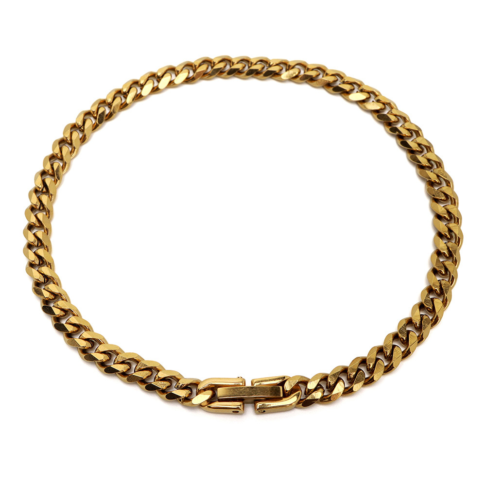 期間限定10％OFF】2/13 10時まで！ステンレス チェーンアンクレット