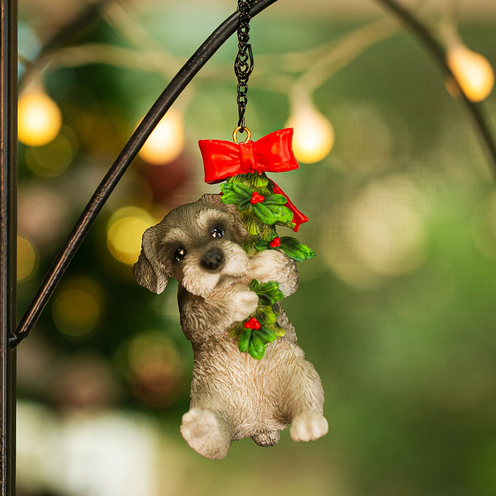 クリスマス短毛ファーシュシュ(緑シマナガエ)わんちゃん猫ちゃん用