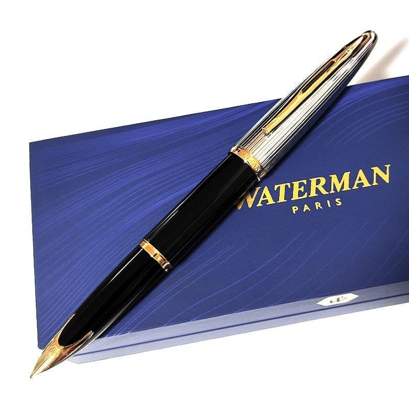 万年筆 ウォーターマン 高級 カレン デラックス 細字 ブラック
