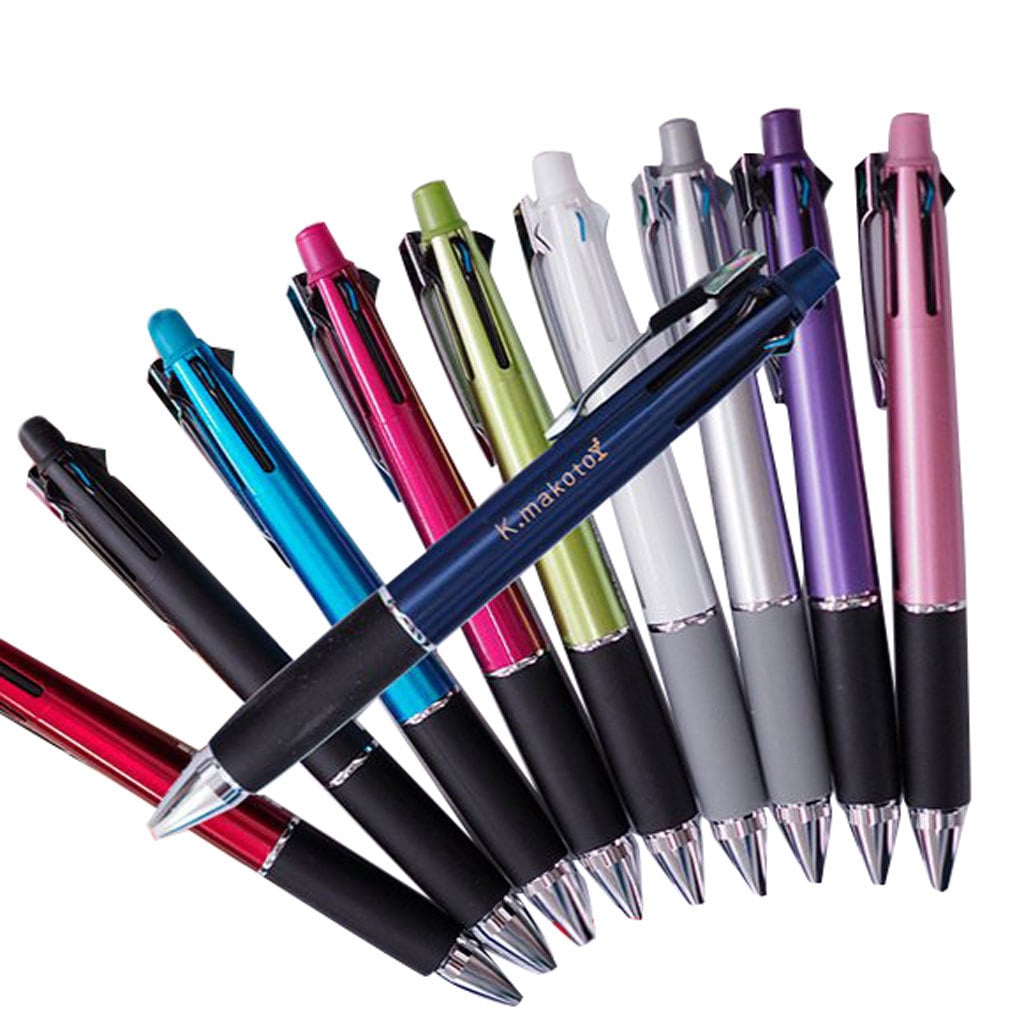 名入れ】彫刻 4色ボールペン＋シャープペン 三菱鉛筆 ジェット