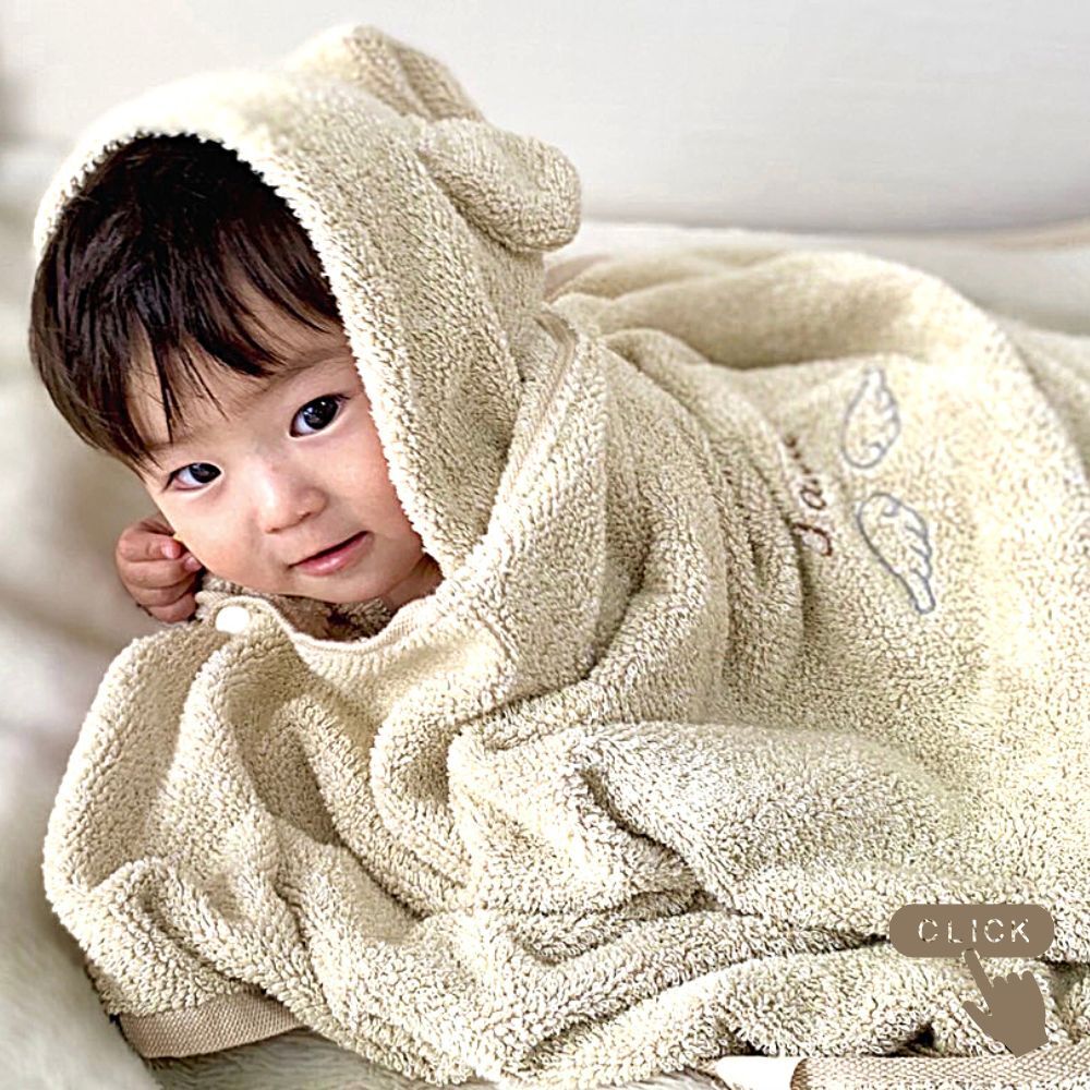 エルメス アヴァロン ベビー バスラップ おくるみ バスタオル 新品未