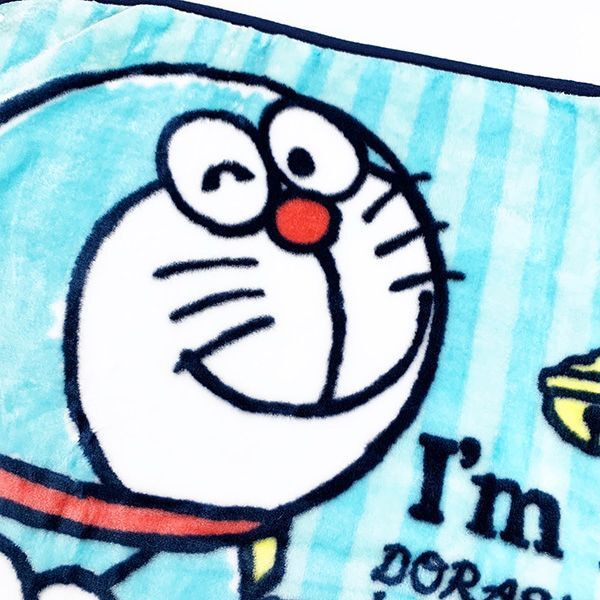 ドラえもん I'mドラえもん ブランケット（ボタン付き）ひざ掛け