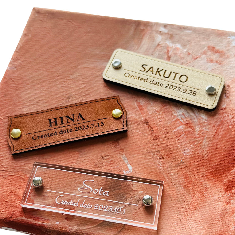 木製First オンライン Art ネームプレート オーダーメイドプレート