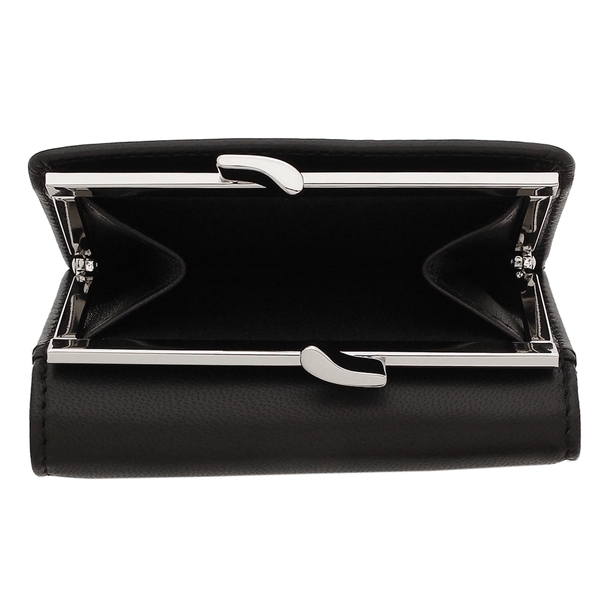 ヴィヴィアンウエストウッド 三つ折り財布 ナッパ ミニ財布 ブラック