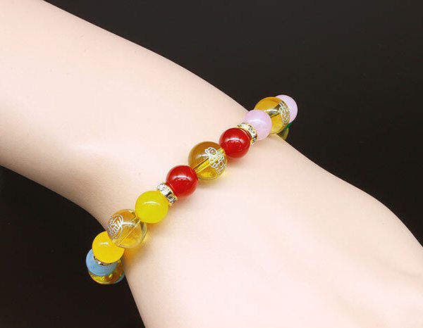 カラフル七福神・大開運ブレス [ ブレスレット 専用巾着袋付き 開運