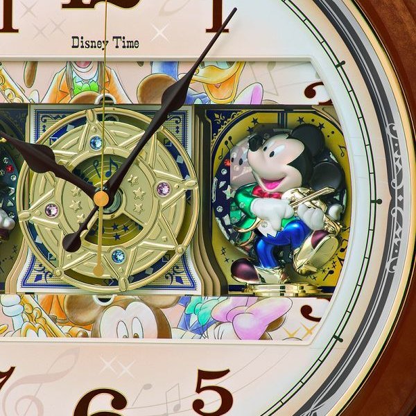 名入れ可能】SEIKOからくり壁掛け時計 ディズニータイム FW587B