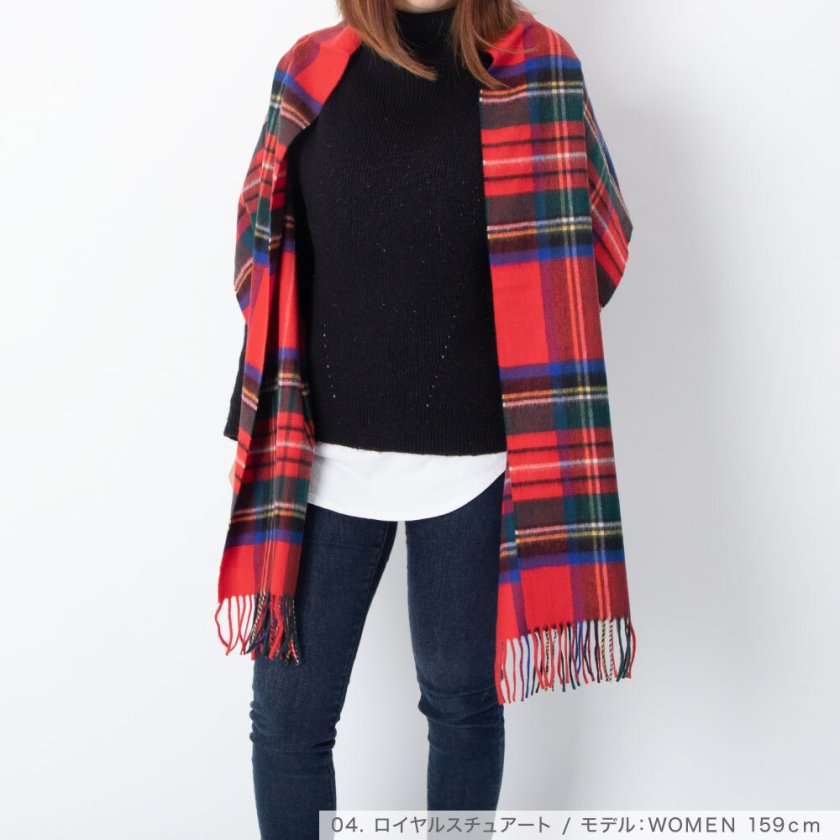 ジョンストンズ JOHNSTONS マフラー WA57 カシミヤ ストール メンズ