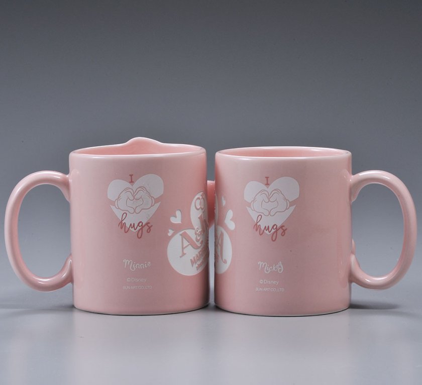 バレンタイン 名入れ ペア マグカップ DISNEY ディズニー ミニーマウス