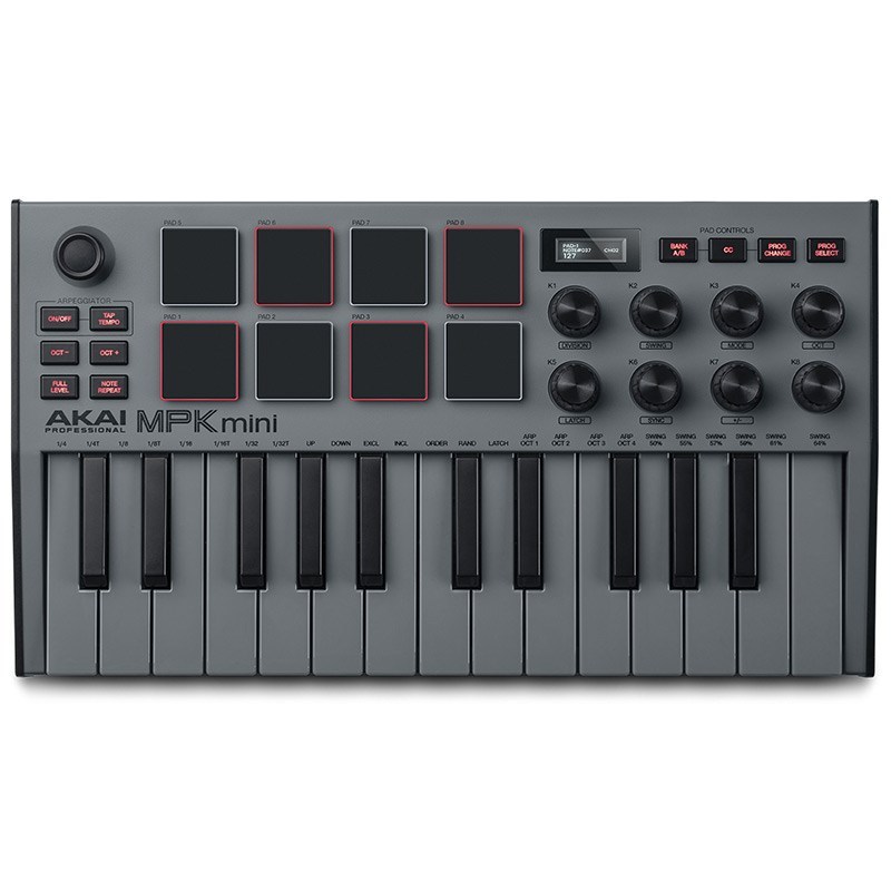 AKAI MPK mini Special Edition Grey (25鍵USB-MIDIキーボード