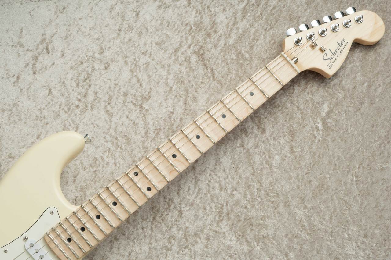 美品 SCHECTER PS-ST-DH-SC /BLK/M スキャロップ 限定 美品 SCHECTER